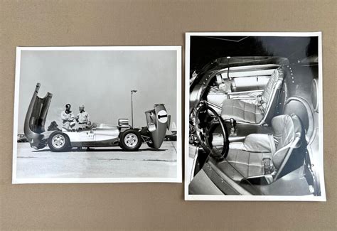 Vintage GM Concept Race Car Original Media Archive Photograph - Lot of ...