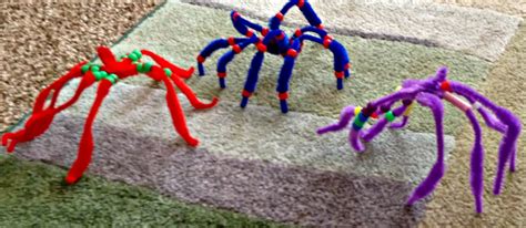 Time for Play: Pipe Cleaner Spiders