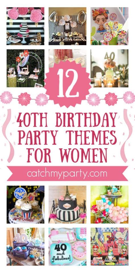 Pin on 40th Birthday Party Ideas