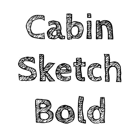 Cabin Sketch Bold | Creazilla