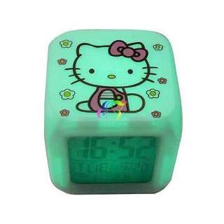 Hello Kitty Grow LED Light Alarm Thermometer Loud Clock on PopScreen
