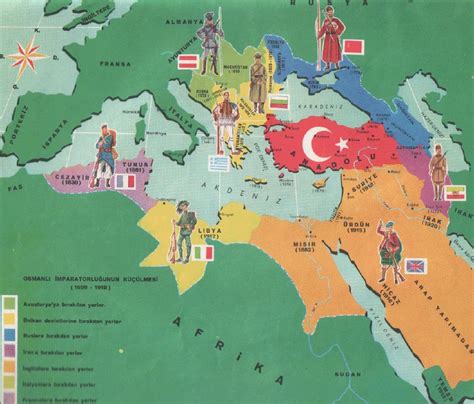 Territorial losses of Ottoman Empire between... - Maps on the Web