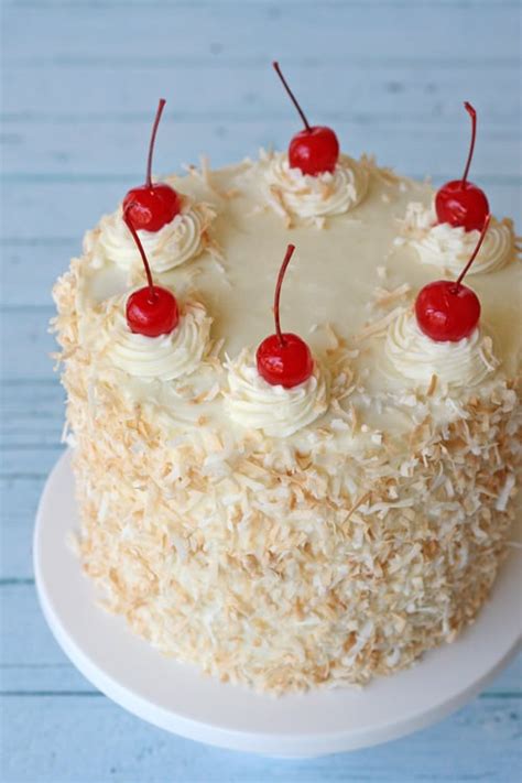 Pina Colada Cake - Glorious Treats