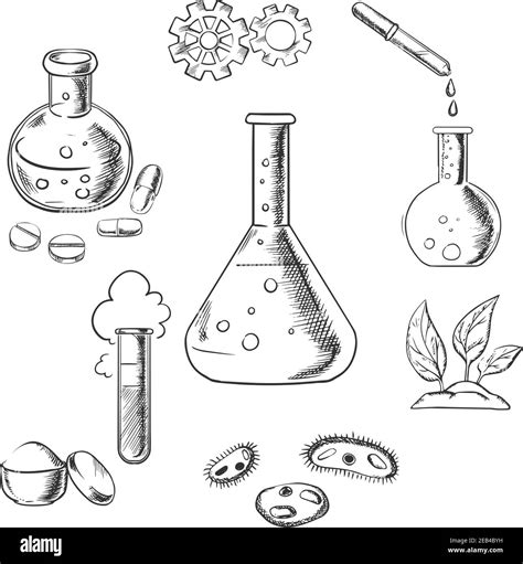 Erlenmeyer Flask Drawing