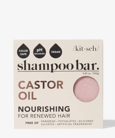 Kitsch Castor Oil Nourishing Shampoo Bar at BEAUTY BAY