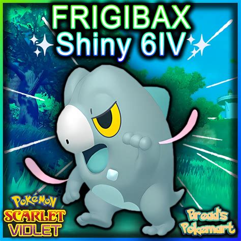 FRIGIBAX Shiny 6IV / Pokemon Scarlet and Violet / Lv1 Ready to Raise for Competitive Battle ...