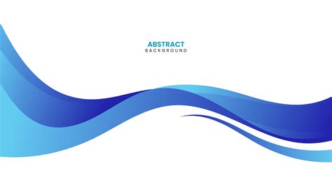 Blue creative wave business banner background 16142042 Vector Art at ...