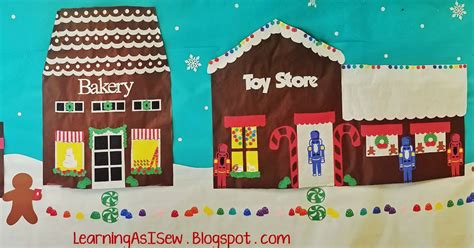 Learning As I Sew...bake, cut, and create: Gingerbread-themed Bulletin ...