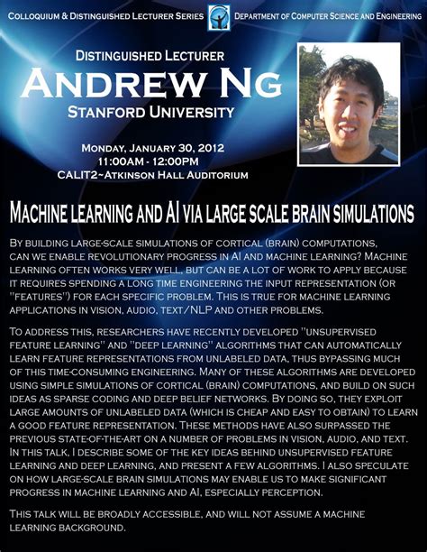 Andrew Ng - Andrew Ng Machine Learning