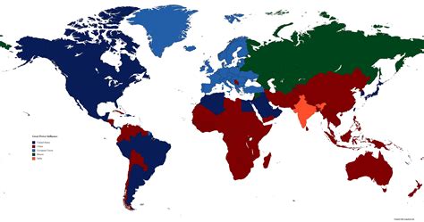 Sphere of influence map : r/MapPorn