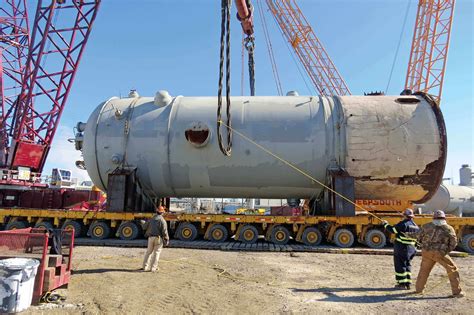 Petrochemical Heavy Lift Project | Petrochemical Plant Relocation