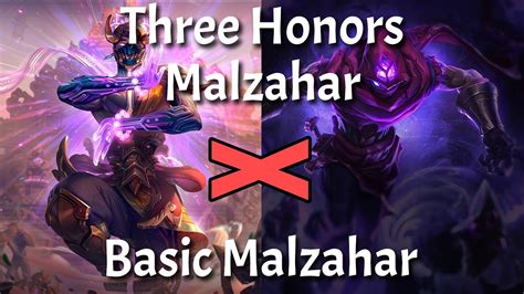 How is Three Honors Malzahar DIFFERENT? | Skin Comparison - YouTube