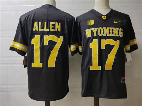 [Available] New Wyoming Josh Allen Jersey #17 Football