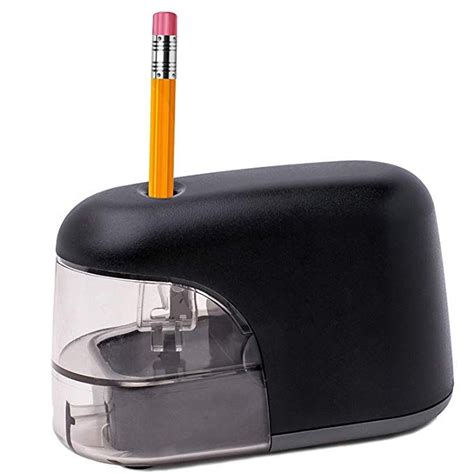 Electric Pencil Sharpener, Heavy-duty Helical Blade,Auto Stop, Perfect for Artist, Student ...