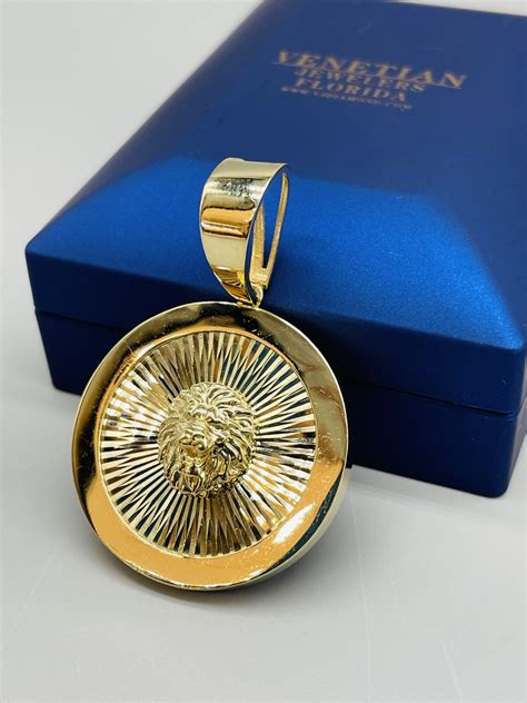 10KT Gold Lion Pendant – VJ Diamond Sanford Orlando