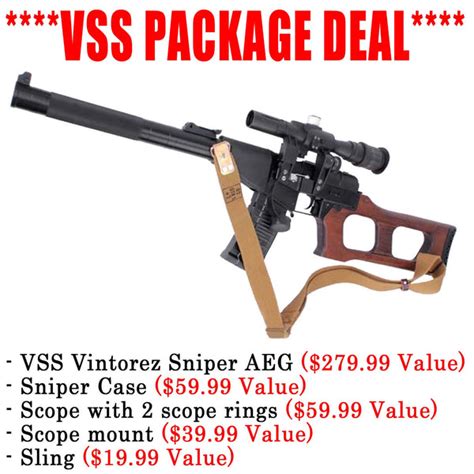 VSS Vintorez Sniper ***PACKAGE DEAL!!!*** – Airsoft Tulsa