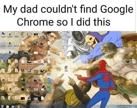 My dad couldn't find chrome : r/chrome