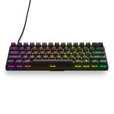 Buy SteelSeries Apex Pro Mini Mechanical Gaming Keyboard – World’s Fastest Keyboard – Adjustable ...