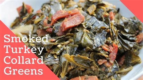 BEST SMOKED TURKEY COLLARD GREENS RECIPE | IN DA KITCHEN - YouTube