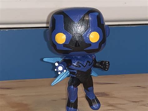 Blue Beetle Custom Funko POP (Funko Pop!) Custom Miniature / Figurine