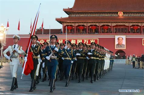 Flag-raising ceremony held at Tian'anmen Square to celebrate National Day - Xinhua | English.news.cn