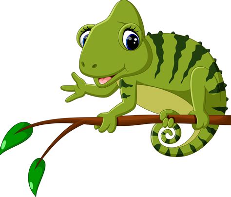 Cartoon cute Chameleon 7916241 Vector Art at Vecteezy