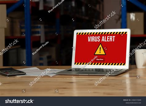 Computer Green Screen Display Warehouse Storage Stock Photo 2182171849 ...