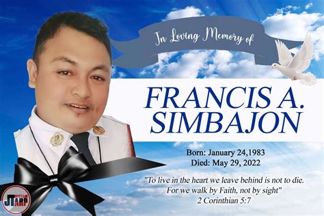 In Loving Memory Tarpaulin Design | Tarpaulin design, Birthday tarpaulin design, Death tarpaulin ...