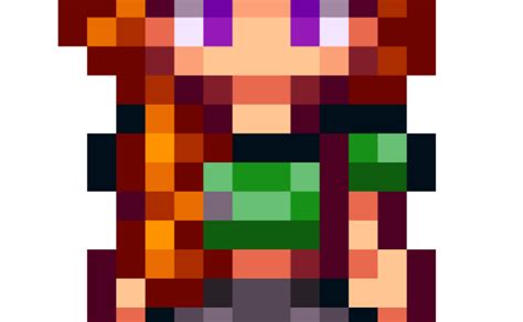 Stardew Valley Leah Sprite Pixel Art Maker – Otosection