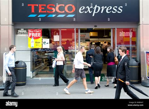 Store of the supermarket chain Tesco, Tesco Express, London, England ...