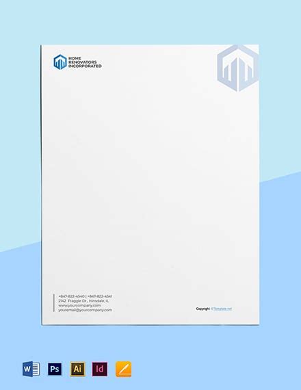 FREE CA Letterhead Template - Word | PSD | Apple Pages | Publisher ...