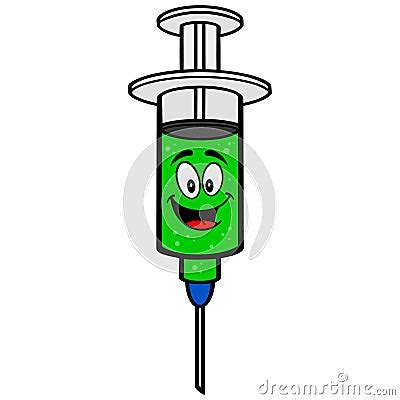 Flu Shot Cartoon Stock Vector - Image: 55195643