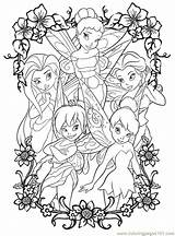 Disney Fairies Coloring Pages To Print  Free Printable sketch template