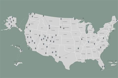 National Parks Map Southwest