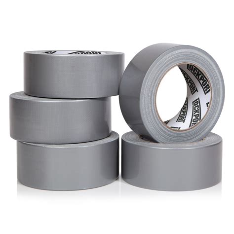 Lockport Heavy Duty Duct Tape, Silver, 2 Inches x 30 Yards - 5 Per Pack ...