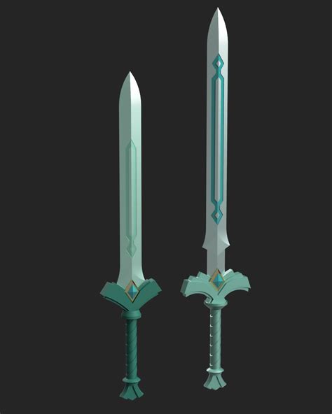 3D file Legend of Zelda Skyward Sword - Goddess Sword and Longsword 🗡️・3D print object to ...