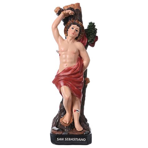 Saint Sebastian 20 cm Resin Statue | online sales on HOLYART.com