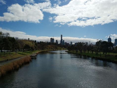 Yarra River - Melbourne History & Bike Trail Map