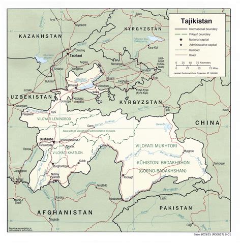 Tajikistan Maps - Perry-Castañeda Map Collection - UT Library Online