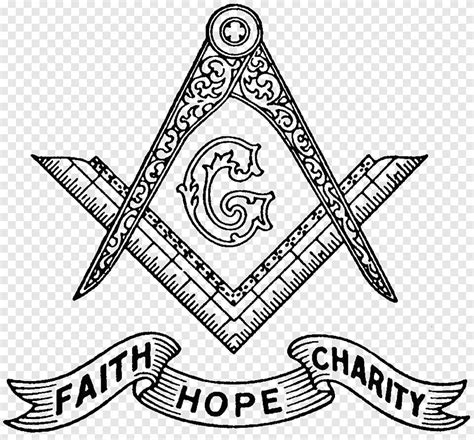 Freemasonry Square and Compasses Hope Faith Charity, compass, technic, logo png | PNGEgg