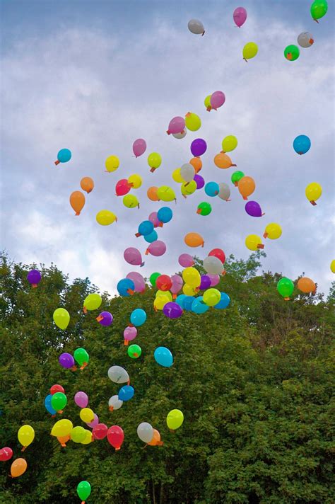 Floating Balloons Free Stock Photo - Public Domain Pictures