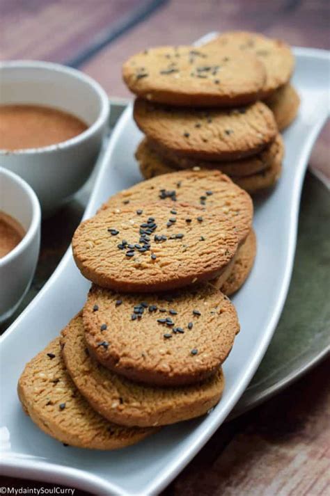 Vegan Keto Sesame Cookies - My Dainty Soul Curry