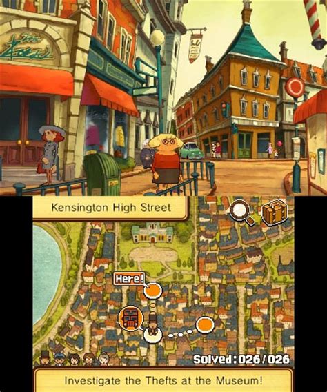 Professor Layton and the Azran Legacy screens show off puzzles, environments - VG247