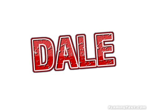 Dale Logo | Free Name Design Tool from Flaming Text