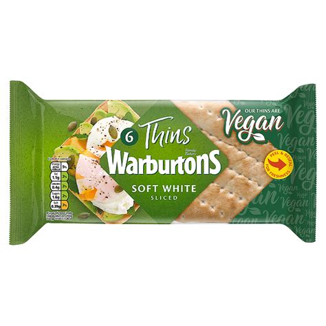 Warburtons White Sandwich Thins - Co-op