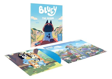 Amazon.com: Bluey The Album [140-Gram Bluey Colored Vinyl With Poster ...