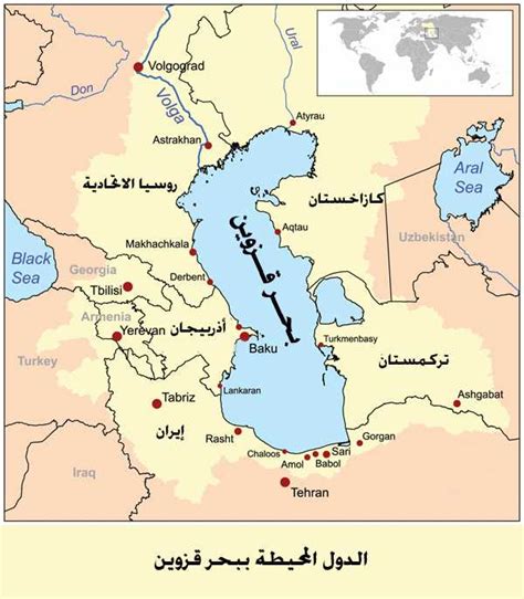 خريطة القوقاز جوهر روسيا البرية بحق