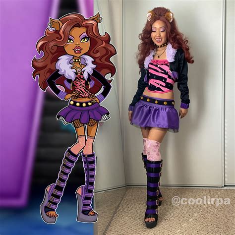 Making My DIY Clawdeen Wolf from Monster High Cosplay