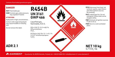 Refrigerant R454B | Darment Oy