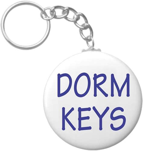 Amazon.com: A&T Designs Dorm Keys 2.25" Keychain: Clothing